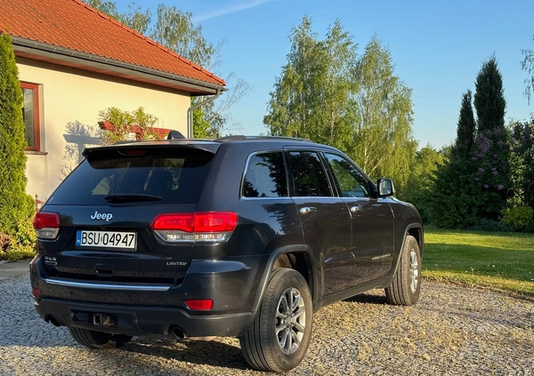 Jeep Grand Cherokee cena 62500 przebieg: 182382, rok produkcji 2014 z Suwałki małe 211